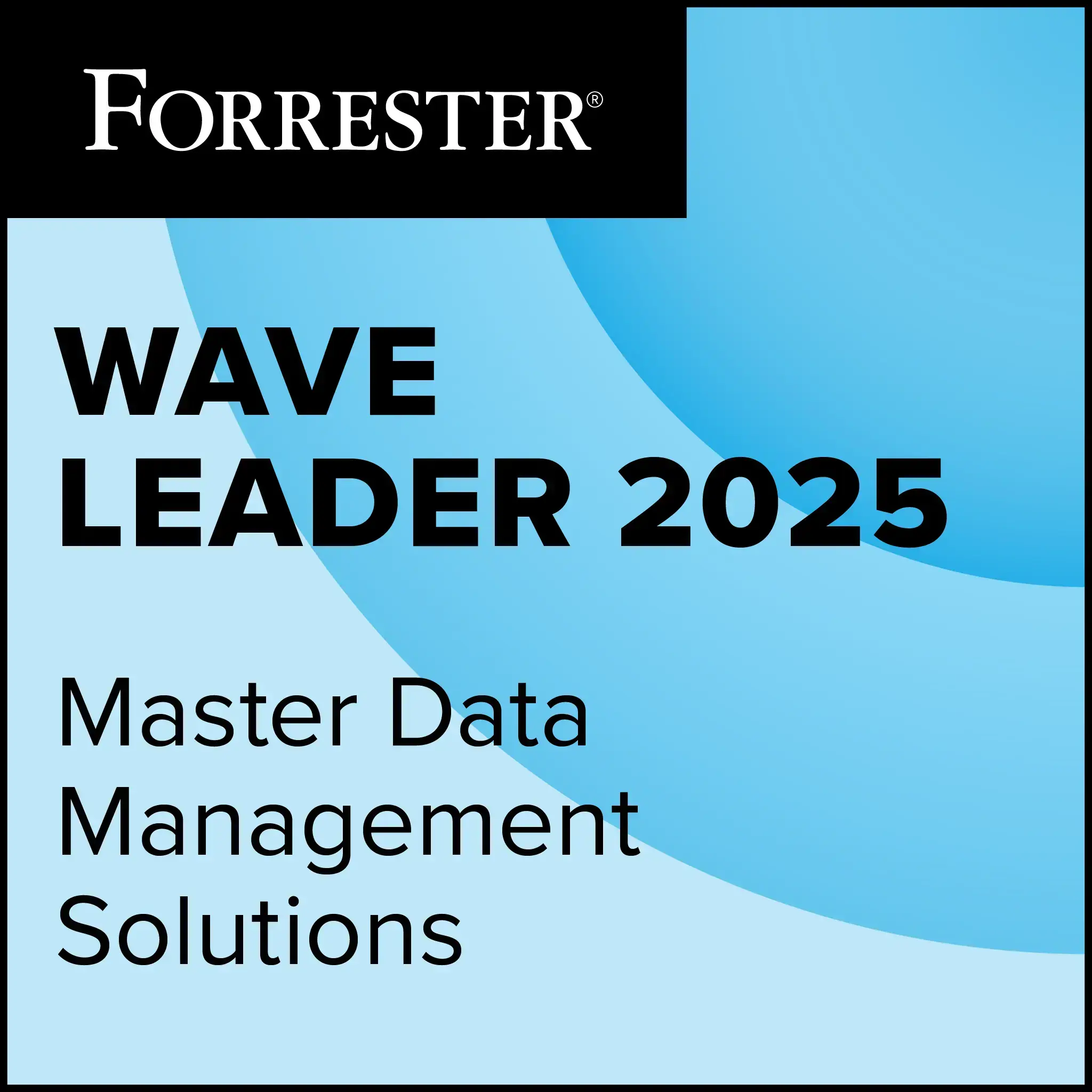 Forrester Wave Master Data Management Solutions, Q2 2025 badge